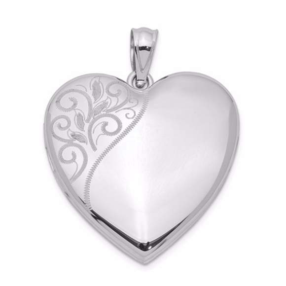 Heart Locket Sterling Silver